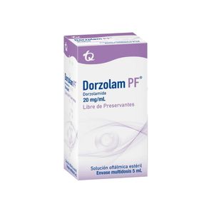 DORZOLAM PF SOLUCION OFTALMICA 20 MG /ML CAJA 5 ML