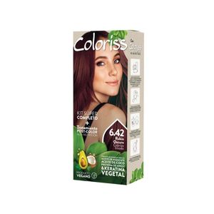 TINTURA COLORISS 6.42 RUBIO OSCURO COB CAJA 50 G