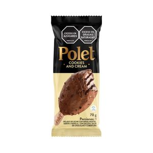 PALETA POLET CREM HELADO COOKIES AND CREAM BOLSA 70 G
