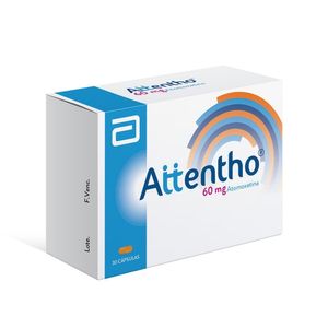 ATTENTHO(RG) CAPSULAS 60 MG