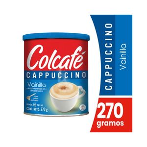 CAPPUCCINO COLCAFE CAFE INSTANTANEO LATA 270 G