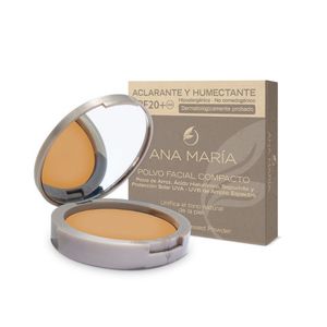 POLVO COMPACTO ANA MARIA ACLARANTE HUMECTANTE SPF 20 COCOA CAJA 15 G
