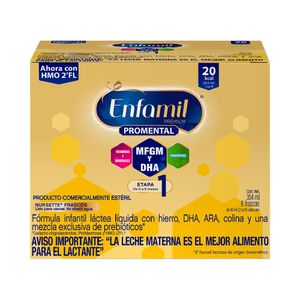 ENFAMIL PREMIUM 1 PROMENTAL LIQUIDO FRASCO X 59 ML X 6 UNIDS