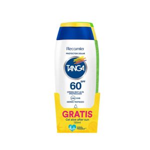 BLOQUEADOR SPF 60 + GRATIS GEL AFTER SUN TARRO 130 ML +130 ML