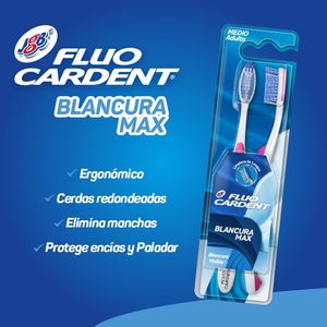 CEPILLO FLUOCARDENT BLANCURA MAX X 2 UNDS