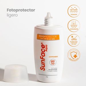 SUNFACE AQUA ANTIPIGMENT PROTECTOR SOLAR SPF 50+ FRASCO 60 G