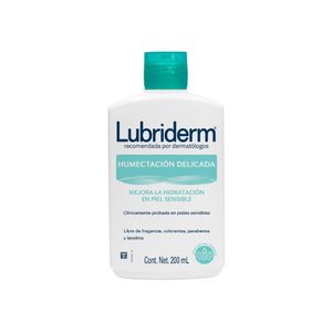 CREMA LUBRIDERM HUMECTACION DELICADA FRASCO 200 ML
