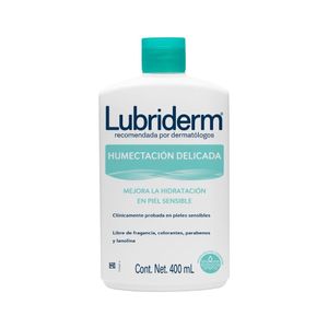 CREMA LUBRIDERM HUMECTACION DELICADA FRASCO 400 ML