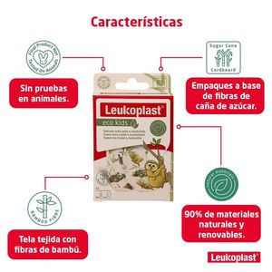 CURAS LEUKOPLAST ECO KIDS SURT CAJA X 12 UNDS