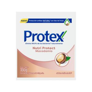 JABON PROTEX MACADAMIA 110G PACK X 3 UNDS