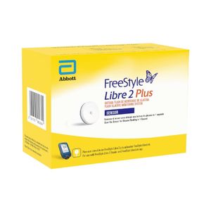 SENSOR FREESTYLE LIBRE 2 PLUS CAJA X 1 UND