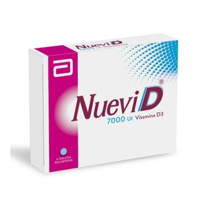 NUEVID D3 TABLETAS RECUBIERTAS 7000UI