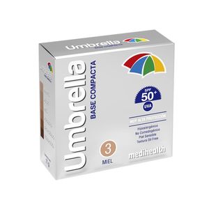 UMBRELLA MIEL 3 BASE COMPACTA SPF 50 CAJA 11 G