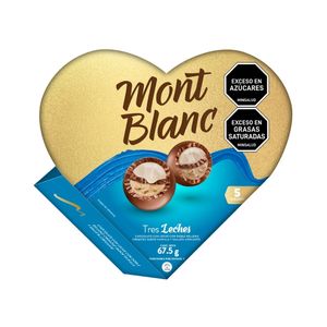 CHOCOLATINA MONTBLANC BOMBOM 67.5 G TRES LECHES BOLSA X 1 UND