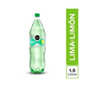 AGUA BRISA SABORIZADA CON GAS LIMA LIMON FRASCO 1.5 LITROS