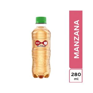 AGUA SABORIZADA BRISA CON GAS MANZANA BOTELLA 280 ML