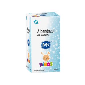 ALBENDAZOL MK SUSPENSION 400 MG FRASCO 10 ML
