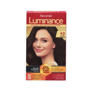 TINTURA LUMINANCE KIT DOBLE TUBO 4.0 CASTAÑO MEDIANO CAJA 60 G