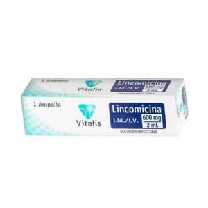 LINCOMICINA VITALIS SOLUCION INYECTABLE 600 MG/2 ML CAJA X 1 UND