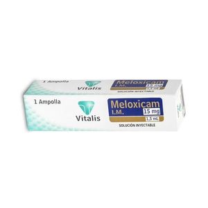 MELOXICAM VITALIS SOLUCION INYECTABLE 15 MG/1.5 ML CAJA X 1 UND