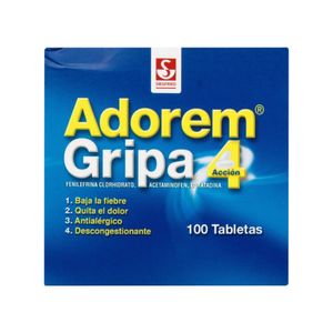 ADOREM GRIPA TABLETAS 500 MG