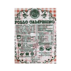 DIVINAS POLLO CAMPESINO DEL ORIGEN PREPACK 580 G