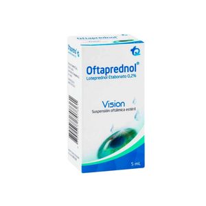 OFTAPREDNOL GOTAS OFTALMICAS 0.2 % CAJA 5 ML