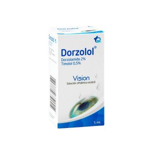 DORZOLOL PF SOLUCION OFTALMICA 20/5 MG CAJA 5 ML