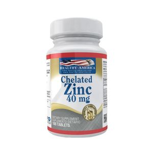 ZINC CHELATED TABLETAS 40 MG FRASCO X 100 UNDS