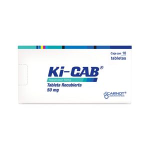 KI-CAB TABLETAS 50 MG CAJA X 10 UNDS