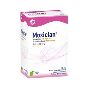 MOXICLAN JARABE 600 MG/42.9 MG FRASCO 100 ML