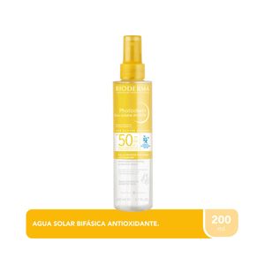 BIODERMA PHOTODERM SPRAY SPF 50 AGUA SOLAR ANTI-OX S FRASCO 200 ML