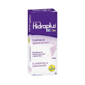 HIDRAPLUS CON ZINC 75ML UVA SACHET X 4 UNDS