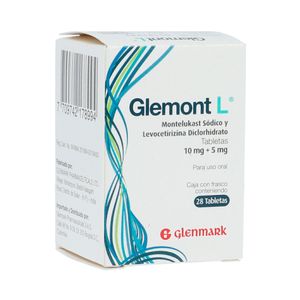 GLEMONT L TABLETAS 10/5MG
