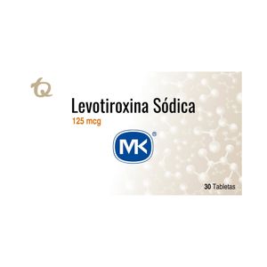 LEVOTIROXINA MK TABLETA 125 MCG CAJA X 30 UNDS