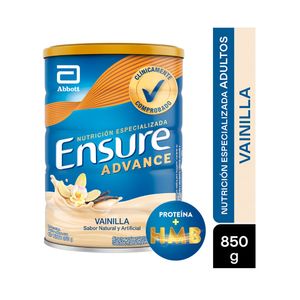 ENSURE ADVANCE GRAN POLVO VAINILLA LATA 850 G