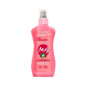 CREMA TERMOPROTECTORA MUSS LISO BRASILERO CON PEPTIDOS FRASCO 150 ML
