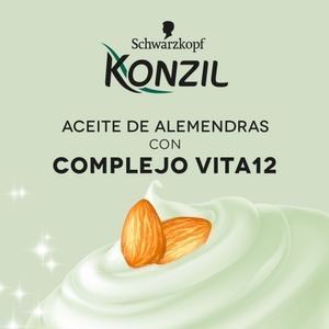 CREMA DE PEINAR KONZIL ACEITE DE ALMENDRA FRASCO 230 ML