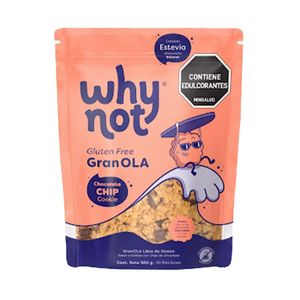 WHY NOT GRANOLA CHOCOLATE CHIP COOKIE BOLSA 300 G