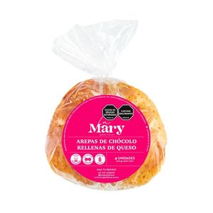 LA MARY AREPA DE CHOCOLO RELLENA QUESO BOLSA X 4 UNDS