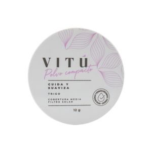 POLVO COMPACTO VITU TRIGO Y FILTRO SOLAR TONO 04 CASTAÑA 12 G