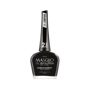 ESMALTE MASGLO NEGRO GEL EVOLUTION FRASCO 13.5 ML