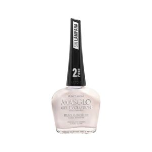 ESMALTE MASGLO GEL EVOLUTION BLANCO NACAR FRASCO 13.5 ML
