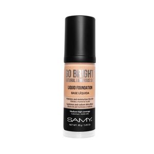 BASE LIQUIDA SAMY GO BRIGHT #2 BEIGE FRASCO 30 G