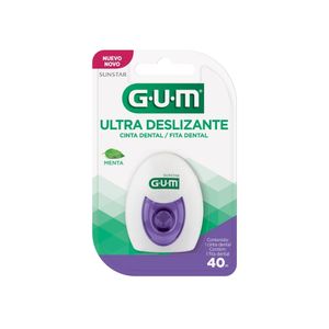 CINTA DENTAL GUM ULTRADESLIZANTE 40 MT MENTA X 1 UND