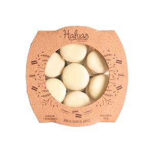 HALVAS MINI ALFAJOR CHOCOLATE BLANCO CAJA X 14 UNDS