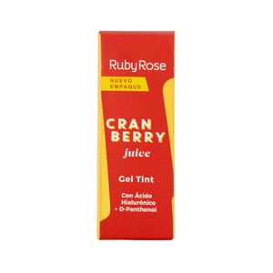 GEL TINTA DE LABIOS  RUBY ROSE CRANBERRY TUBO X 1 UND
