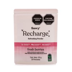 SAVVY RECHARGE FRESH BERRIES DOYPACK X 20 UNDS