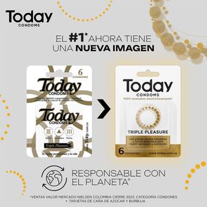 CONDON TODAY TRIPLE PLEASURE PRESERVATIVOS