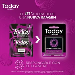 CONDON TODAY ULTRA ESTIMULANTE PRESERVATIVOS X 3 UNDS